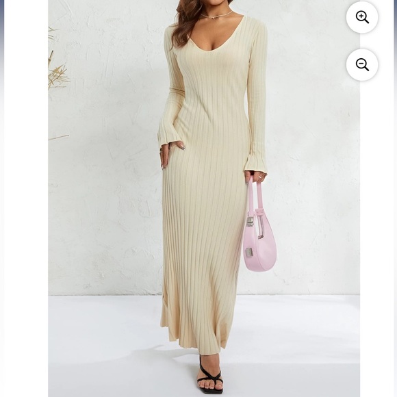 Ribbed Maxi dress - Picture 3 of 5